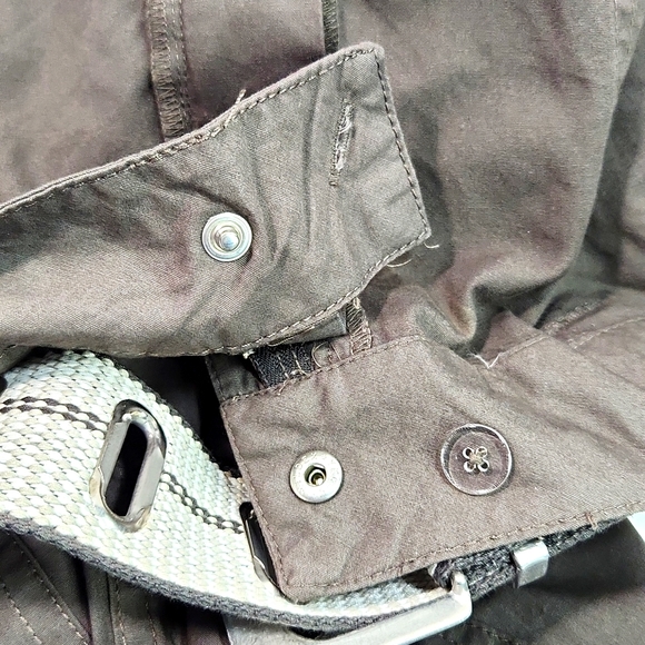 NWOT Original NM Belted Clam Digger Capri-to-Long Cargo Pants Brown Khaki (16) - Picture 8 of 13